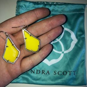 Yellow Kendra Scott Alex Drop Earrings